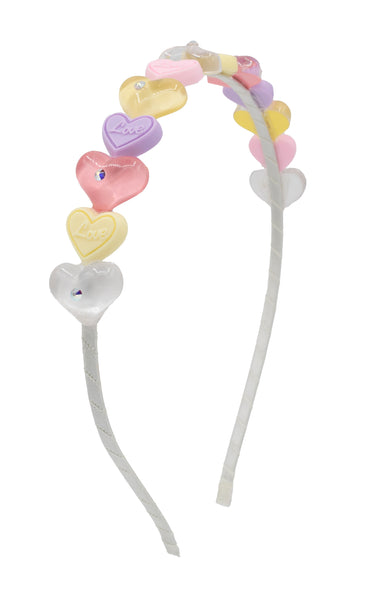 Multi Heart Thin Headband