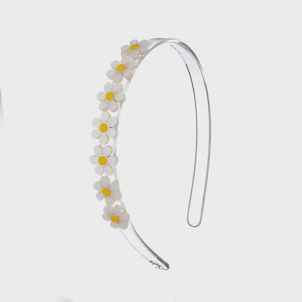 Daisies White Headband