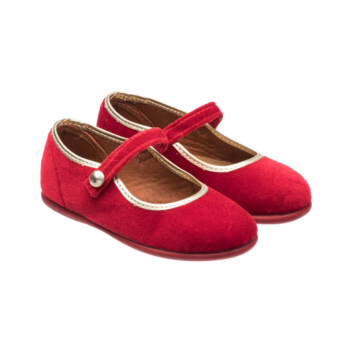 Golden Trim Mary Jane | Red | 9030 FW2026 | featured-1