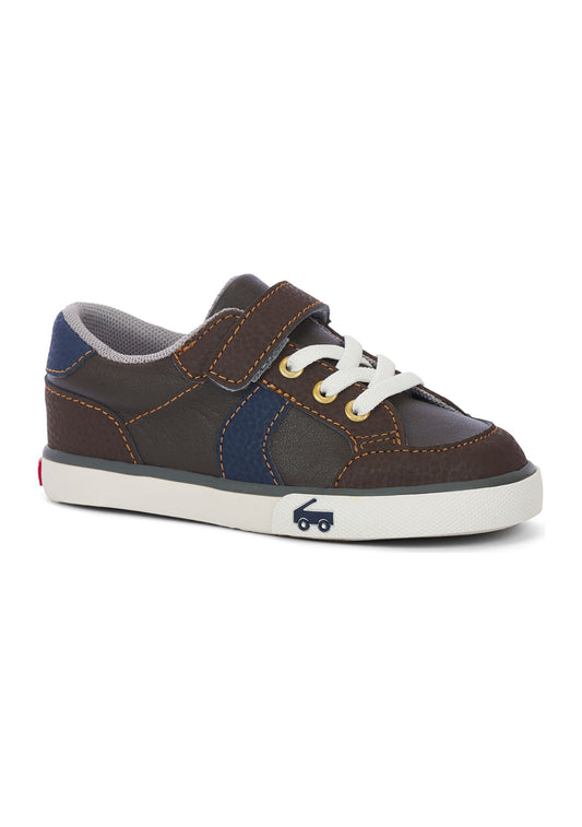 See Kai Run | Connor - Leather | Brown | SNS130U140 | 01 | Belk vendor imagery