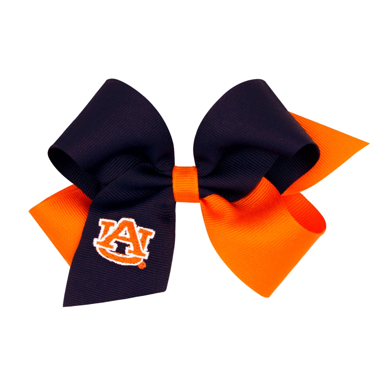 Medium Two Tone Embroidered Logo Bow