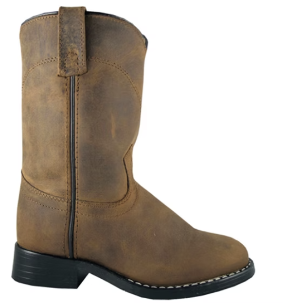Roper Brown Oil Distress Leather Boot