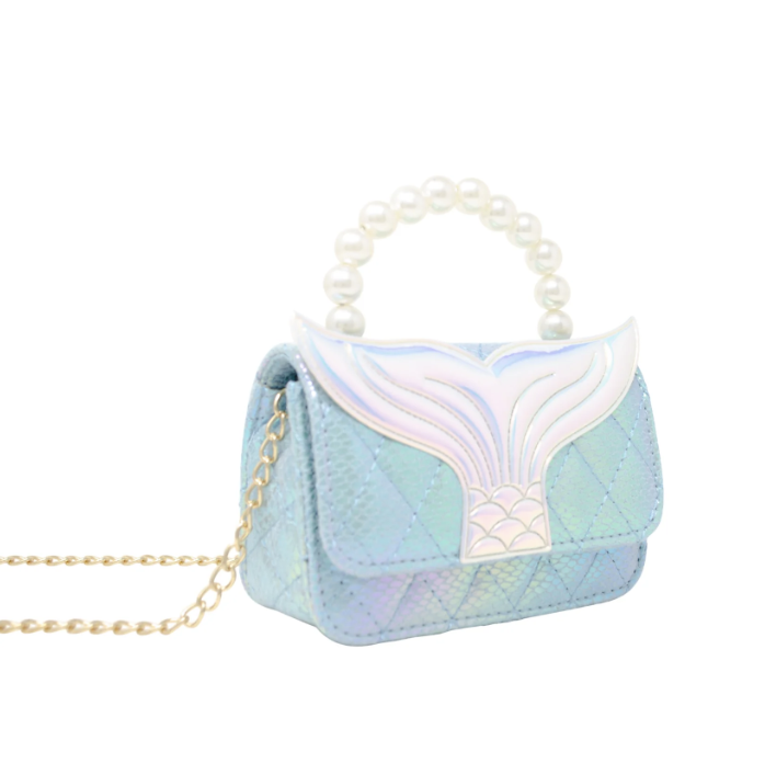 Mermaid Pearl Handle Seashell Bag