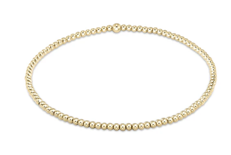 Egirl Classic Gold 2mm Bead Bracelet