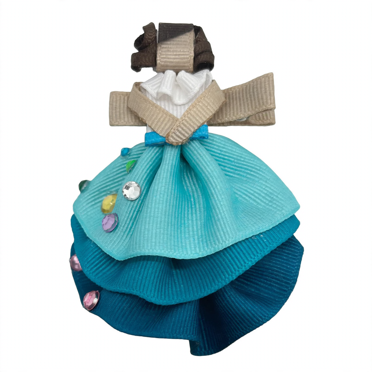 Blue Princess Clip