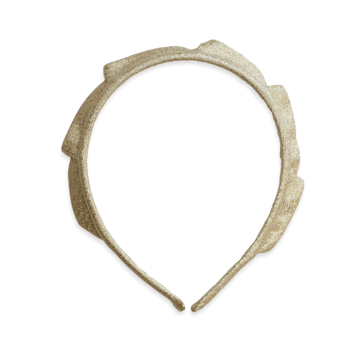 Eva's House Metallic Crown Headband – Gold