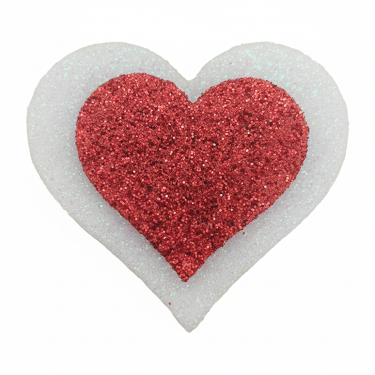 Glitter Heart Clip