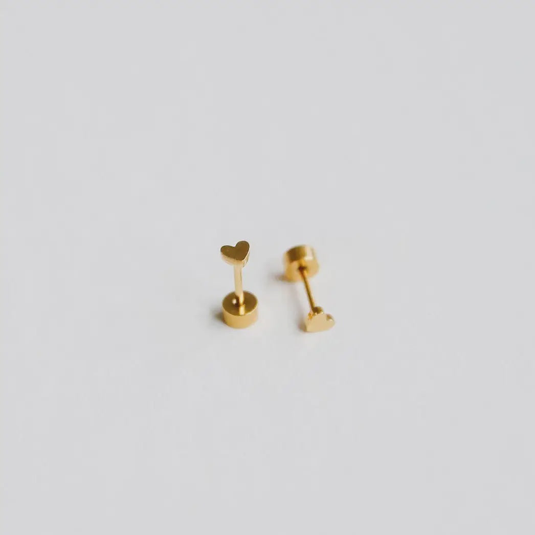 Mini Heart Studs