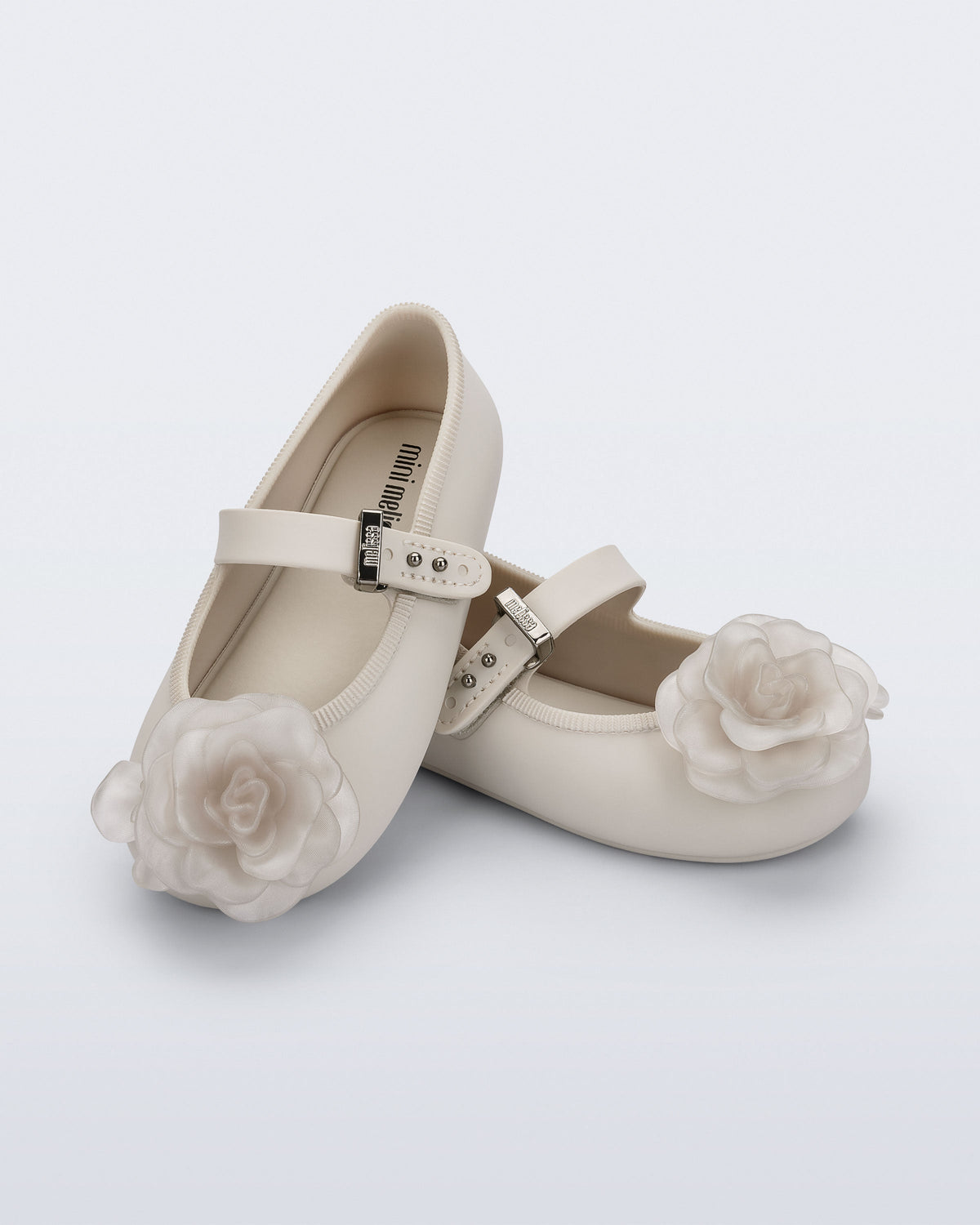 Mini Melissa Soft Ballerina Petals in Beige