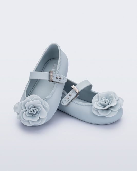 Mini Melissa Soft Ballerina Petals in Light Blue