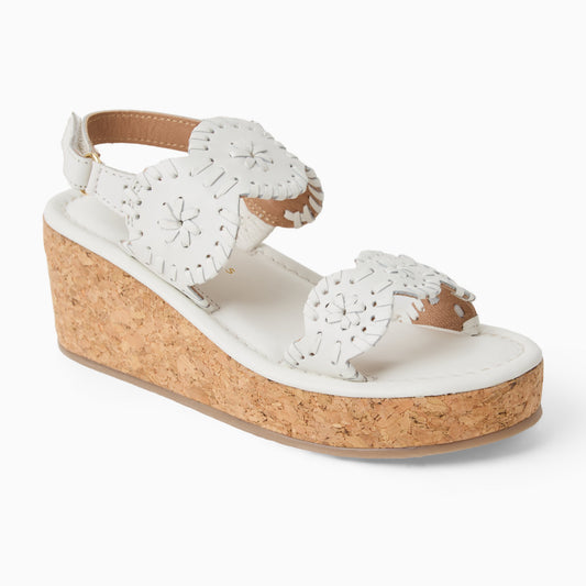 Girls Laurin High Wedge - White official manufacturer photo
