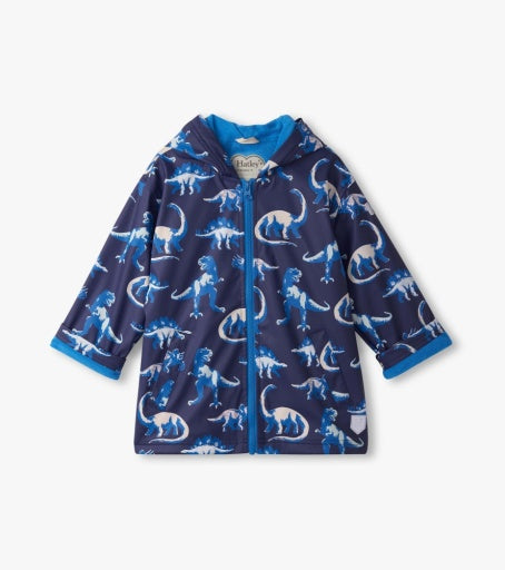 Painted Dinos Colour Chaning Rain Jacket