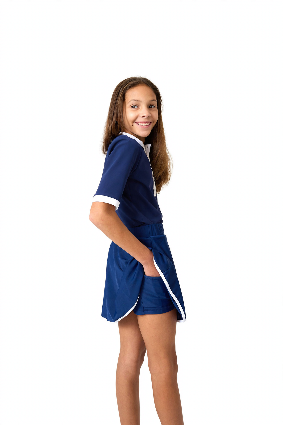 Twirly Skort - Navy (4)