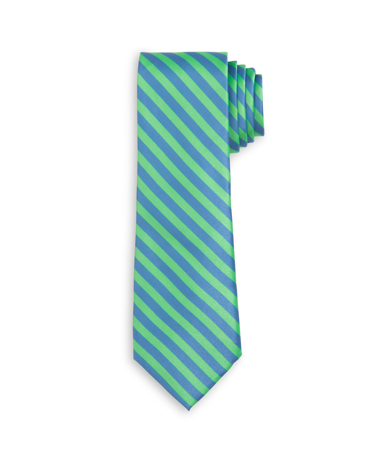 Tripp's Ties Necktie - Highland Stripe Blue Green