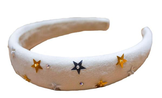 Star Studded Velvet Headband
