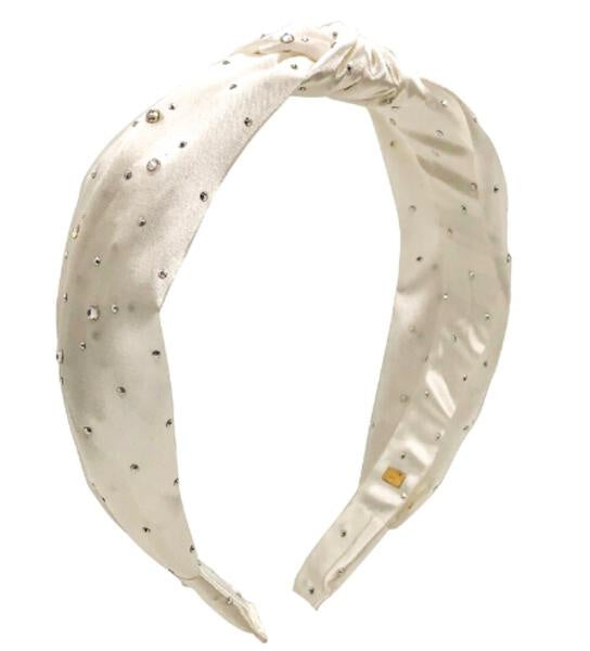 Satin Crystal Headband