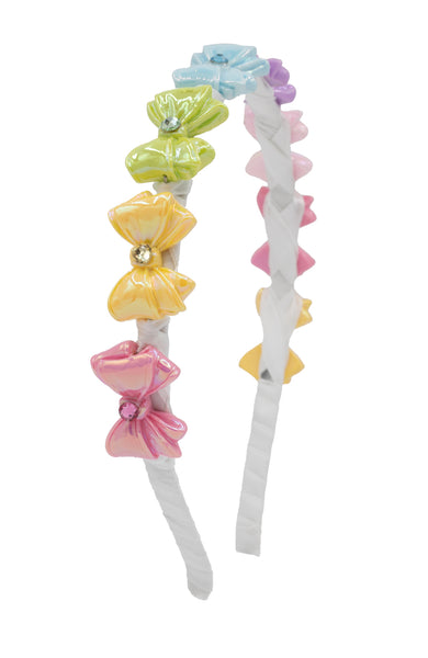 Multicolor Bows on Thin Headband