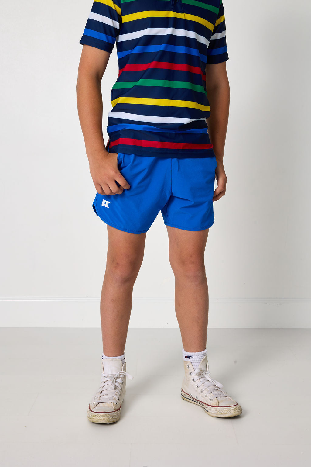 Boy's Super Short Royal Blue lifestyle