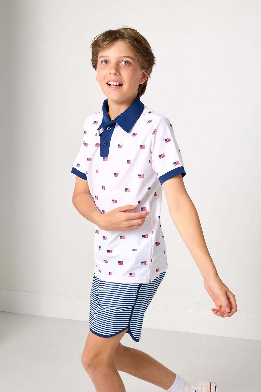 Polo Shirt Nautical - Old Glory Print (4)