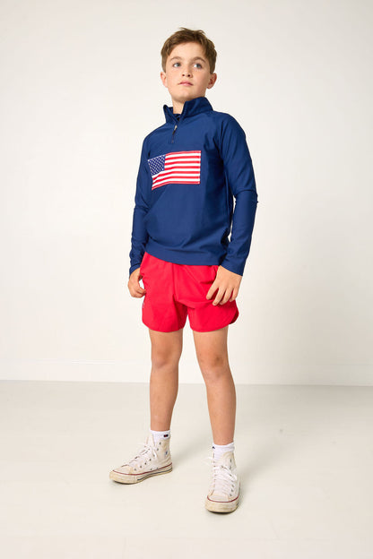Boy's Super Short Red lifestyle