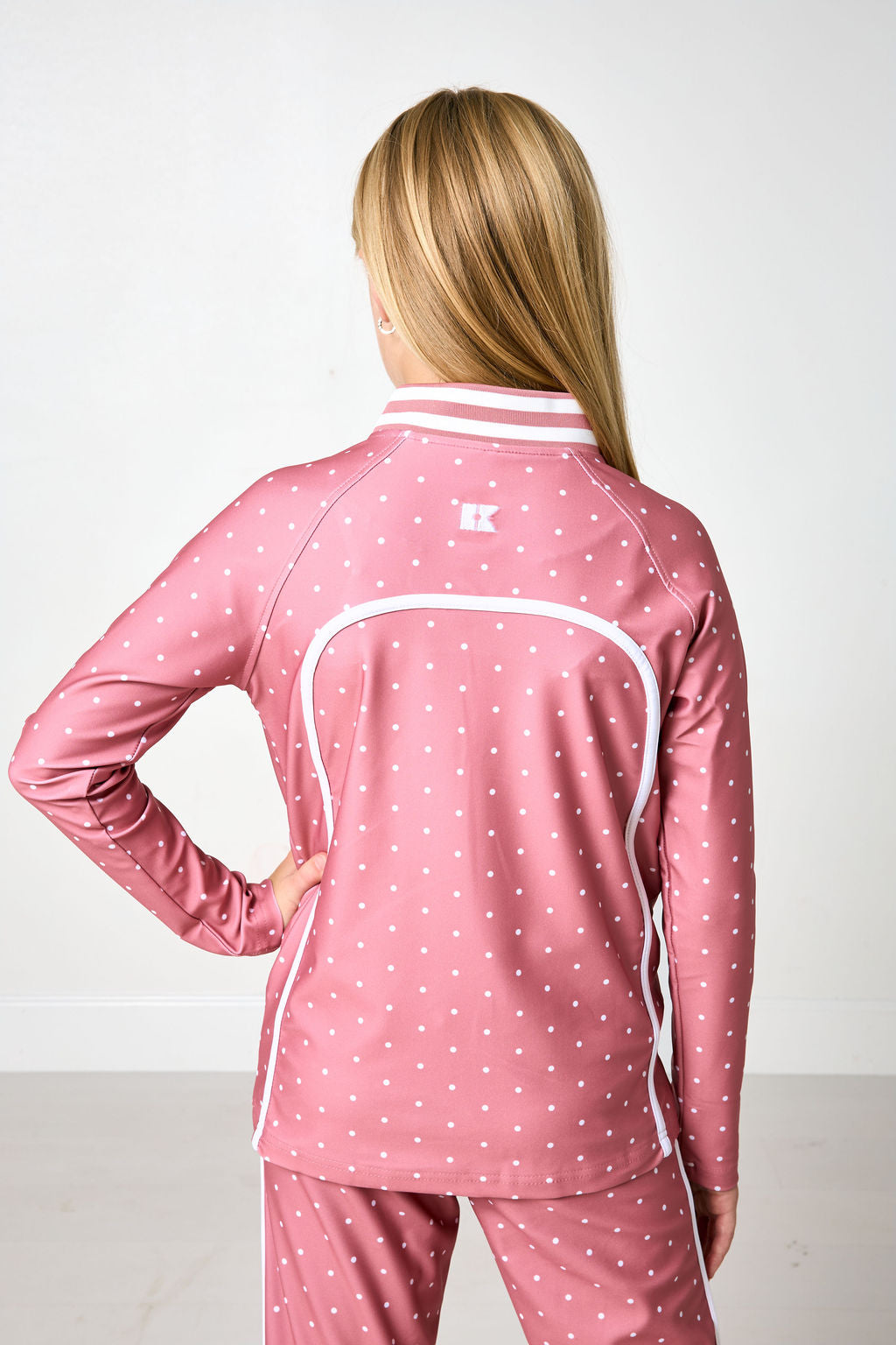 Retro Half Zip - Dusty Pink (4)
