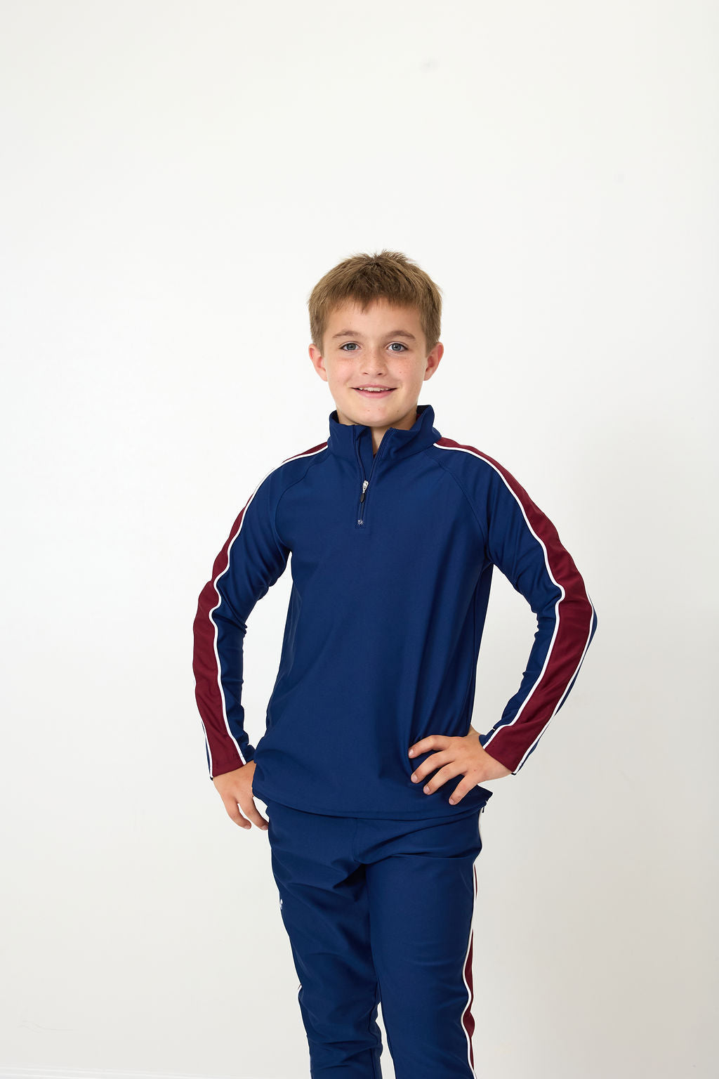 Half Zip - Navy (2)