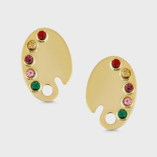 Art Palette Stud Earrings