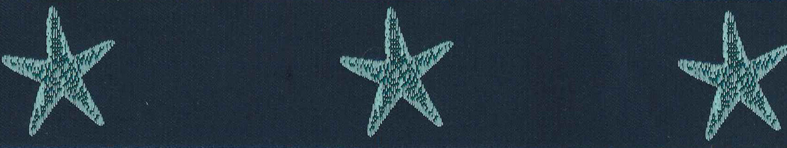 Motif Belt Blue Starfish