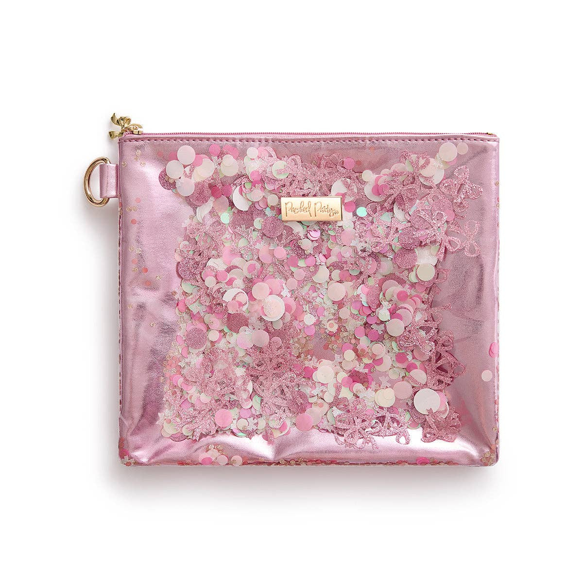 Pink Bows & Confetti Pink Everything Pouch