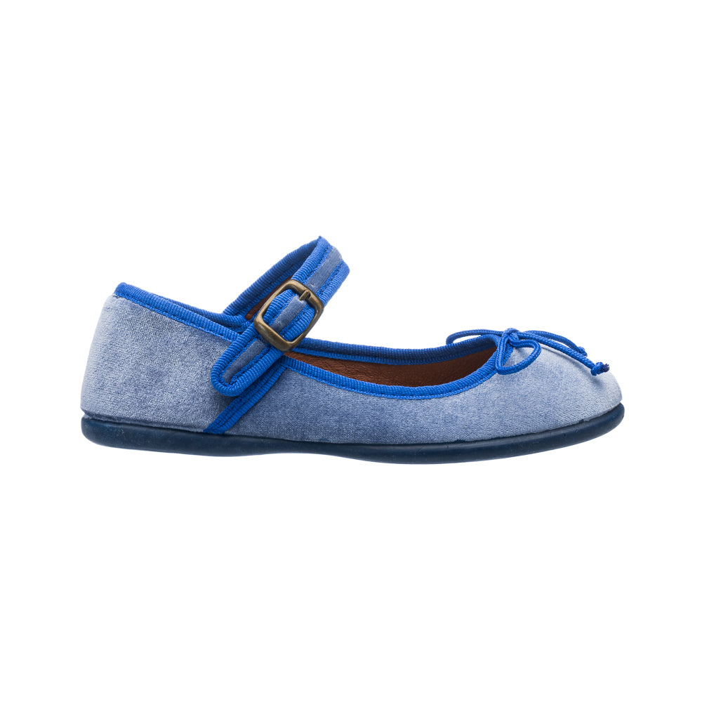 Elis Velvet Ballerina | French Blue | 9020 FW2026 | gallery-3