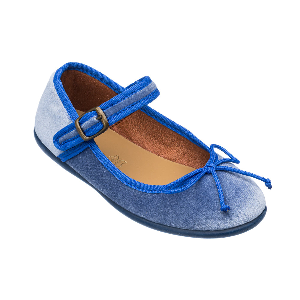 Elis Velvet Ballerina | French Blue | 9020 FW2026 | featured-1