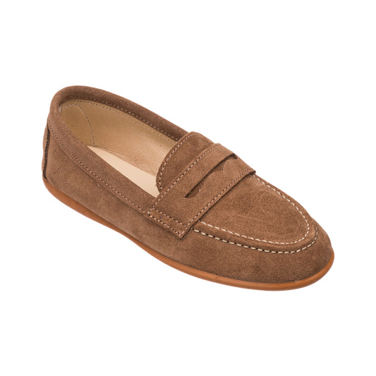 Suede Penny Loafer | Suede Toffee | 92-S FW2026 | featured-1