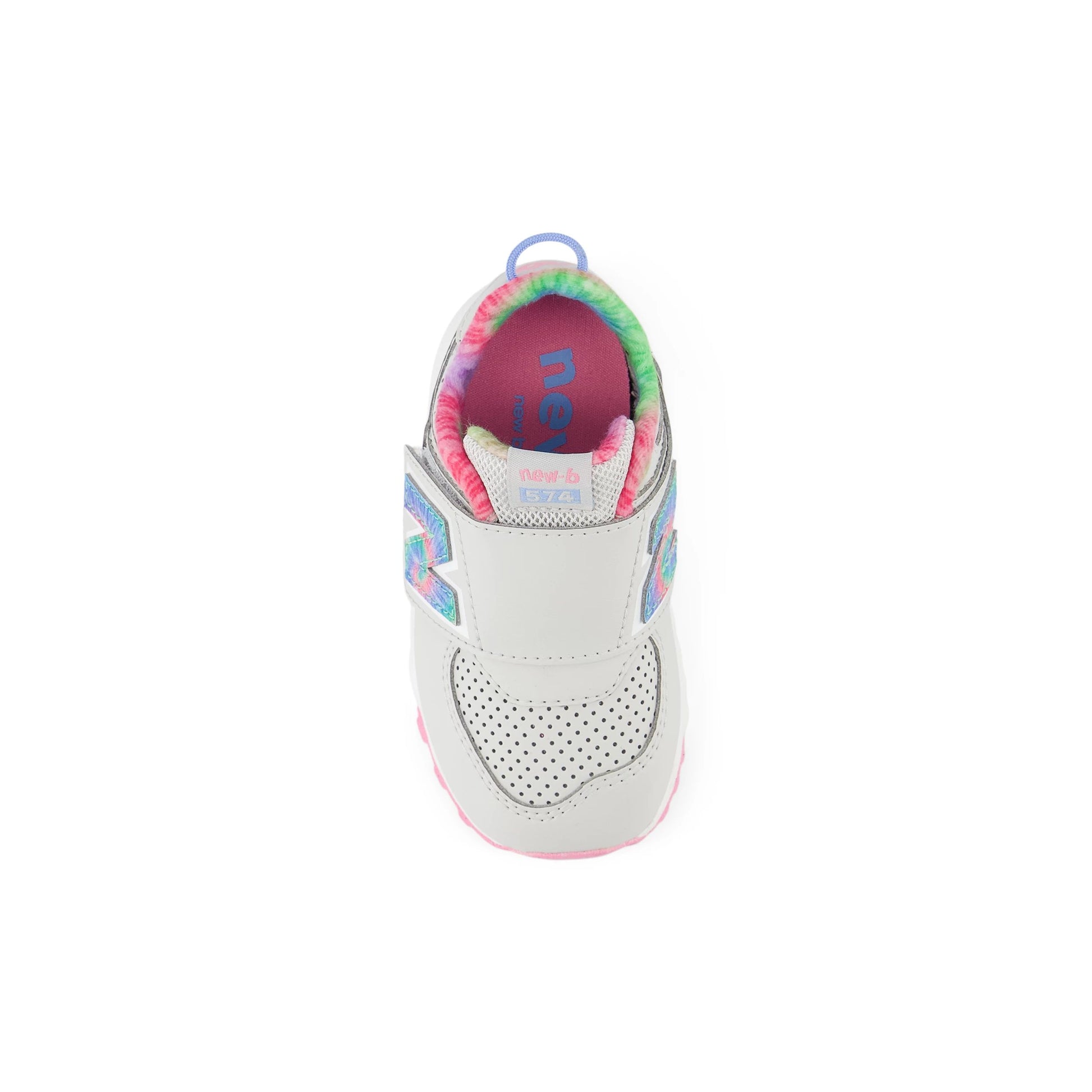 574 new-b Hook & Loop - Grey Matter/Signal Pink (3)
