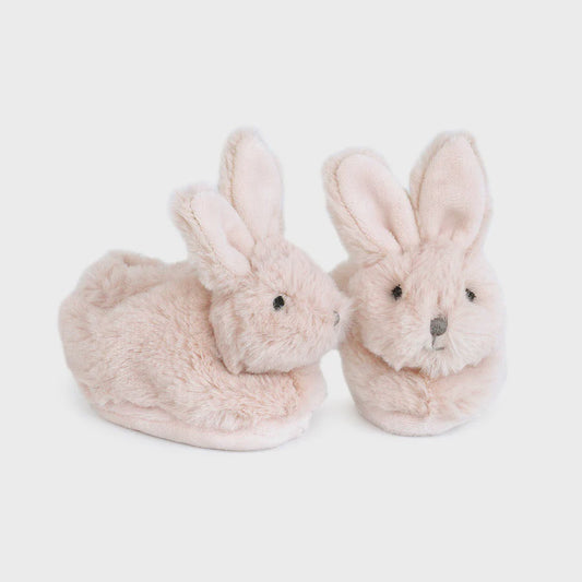 Bunny Pink Baby Booties