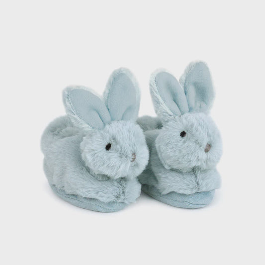 Bunny Blue Baby Booties