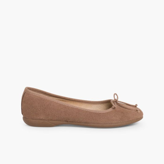 0148 Suede Ballerina