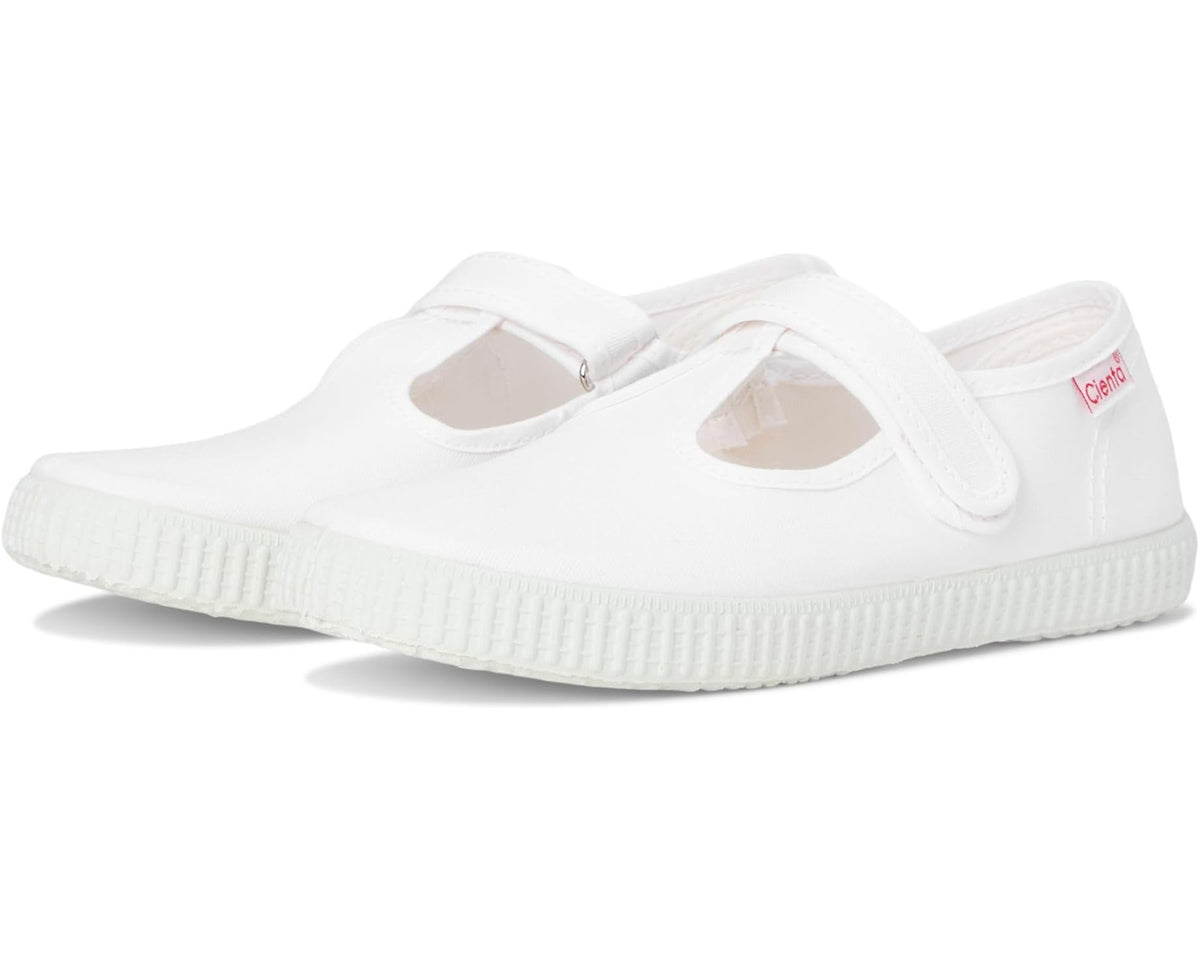 Cienta Classic T-Strap - Blanco-05