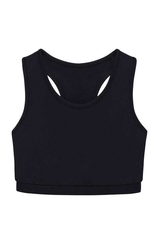 Forever Flex Crop Top - Black