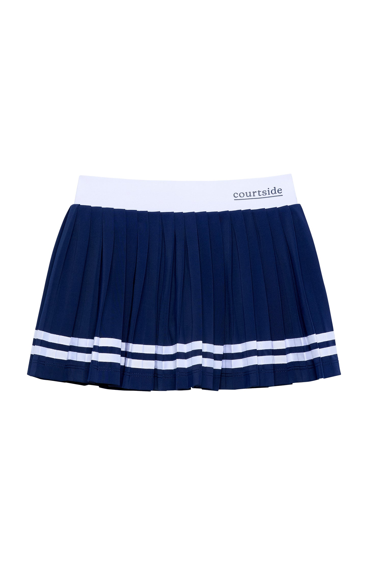 Pleated Skort - Navy
