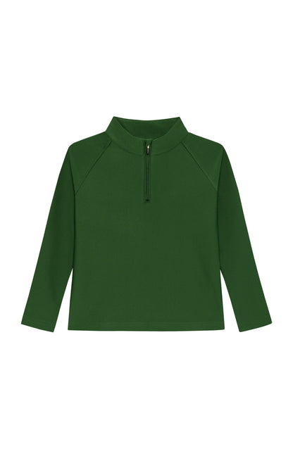 Retro Half Zip - Green
