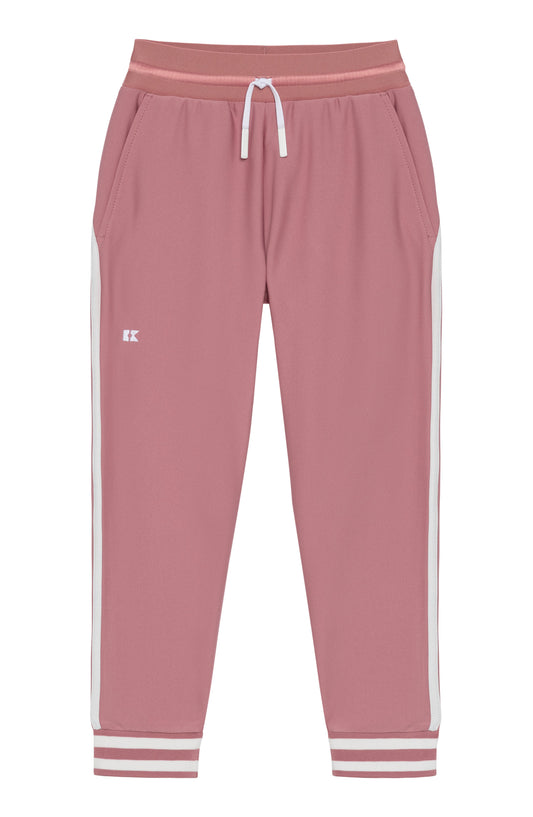 Retro Warm Up Jogger - Dusty Pink