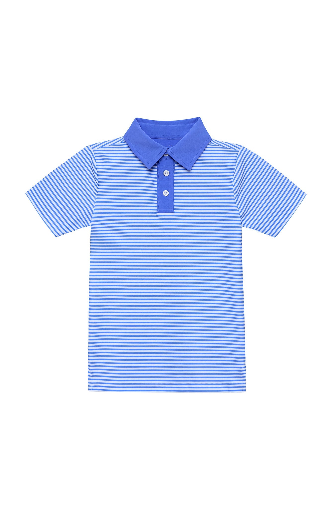Polo Shirt - Sky Blue Thin Stripe