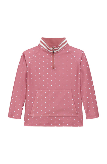 Retro Half Zip - Dusty Pink