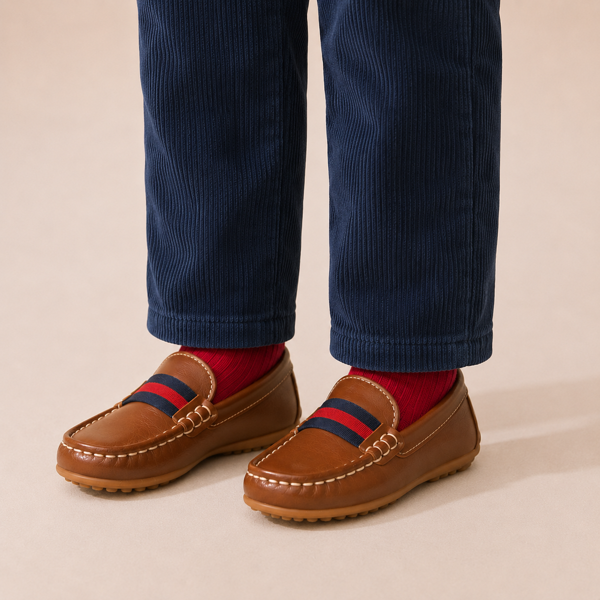 Club Loafer (Toddler) - Natural 4