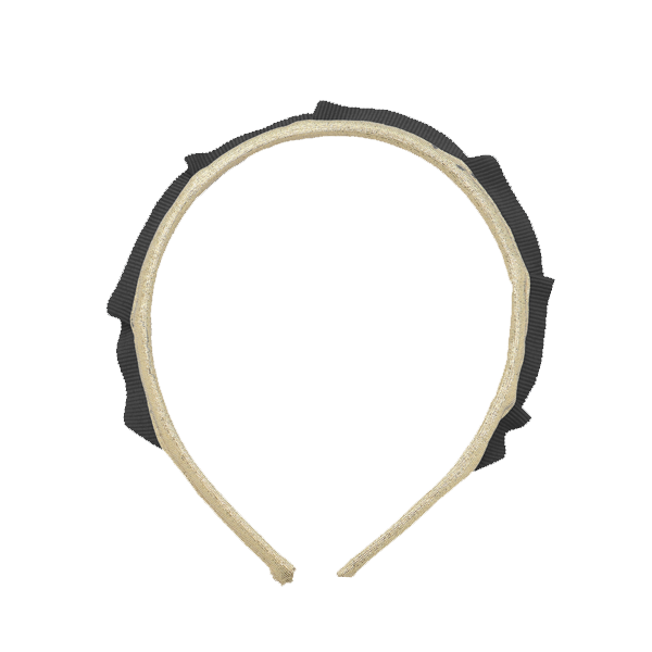 Eva's House Party Crown Headband - Gold and Black