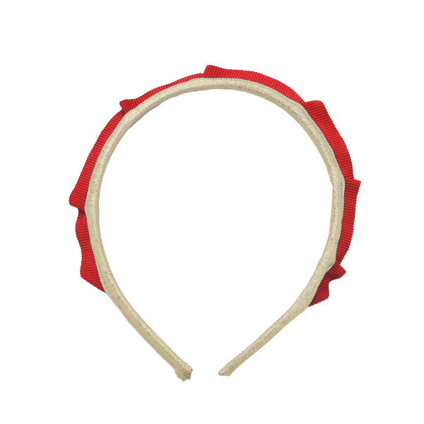 Eva's House Party Crown Headband - Gold and Red