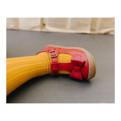 L'Amour Emma Bow T-Strap - Red (3)