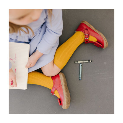L'Amour Emma Bow T-Strap - Red (4)