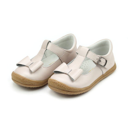 L'Amour Emma Bow T-Strap - Almond