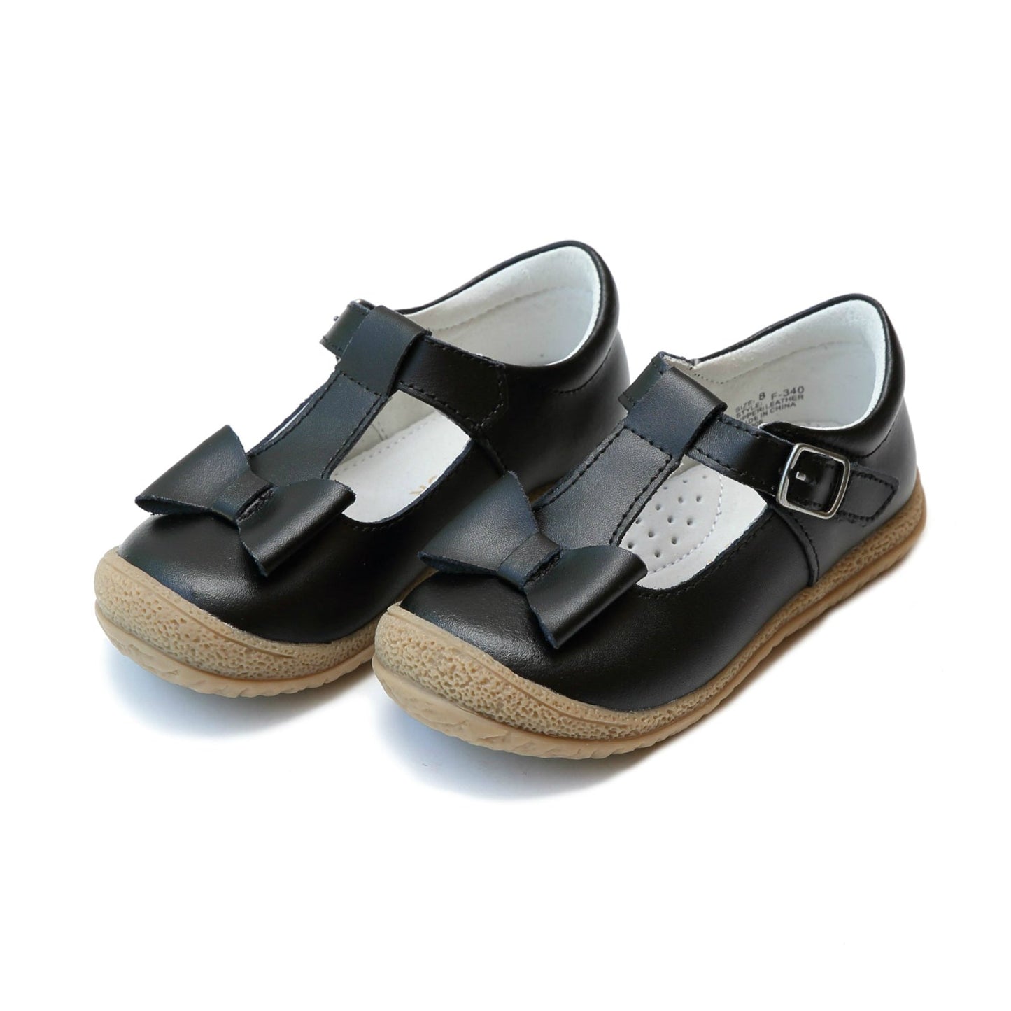 L'Amour Emma Bow T-Strap - Black